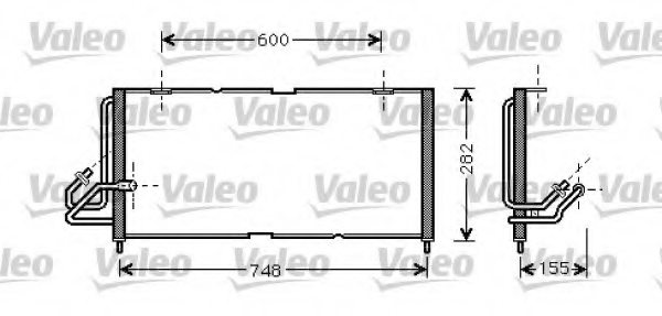 VALEO 818077 Condenser, air conditioning